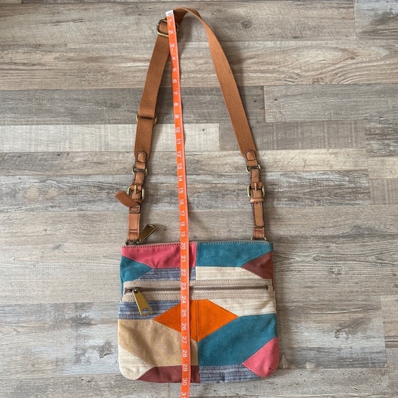 Fossil Colorful Patchwork Crossbody Bag - Picture 4 of 14